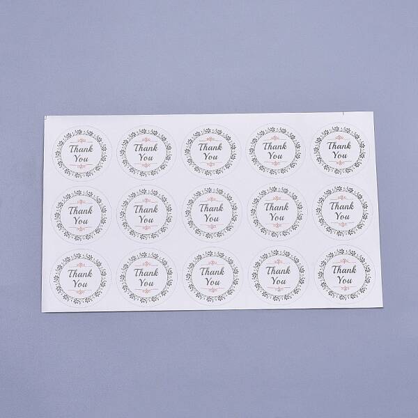 1.5 Inch Thank You Stickers