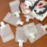 Portable Empty Travel Bottle Set, 10pcs/set 30/50/100ML Refillable Squeeze Bottle, Portable Travel Container for Skincare, Sh...