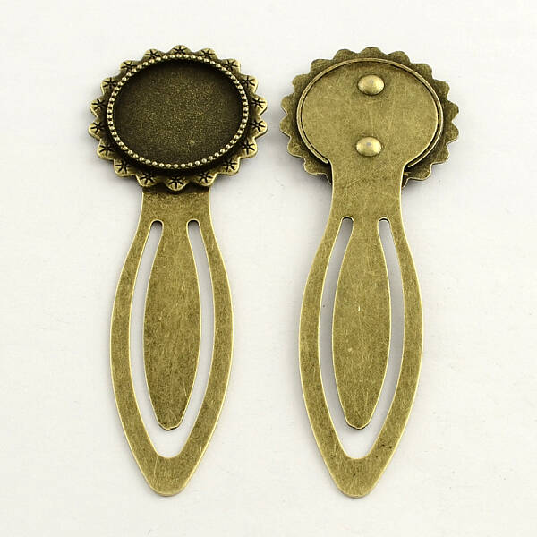 20mm Tray Bookmark Cabochon Settings