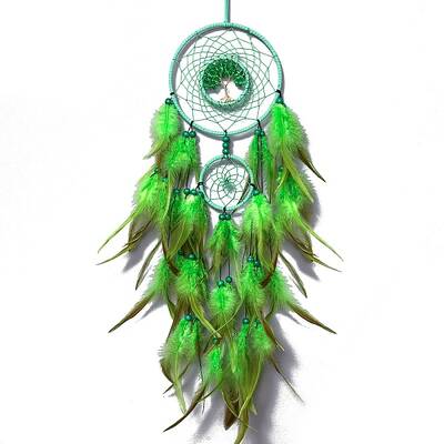 Iron & Glass Chips Pendant Hanging Decoration