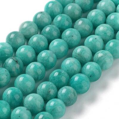 Natural Gemstone Amazonite Round Beads Strands