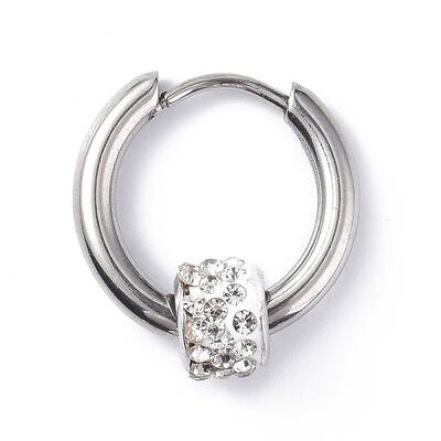 304 Stainless Steel Hoop Earrings