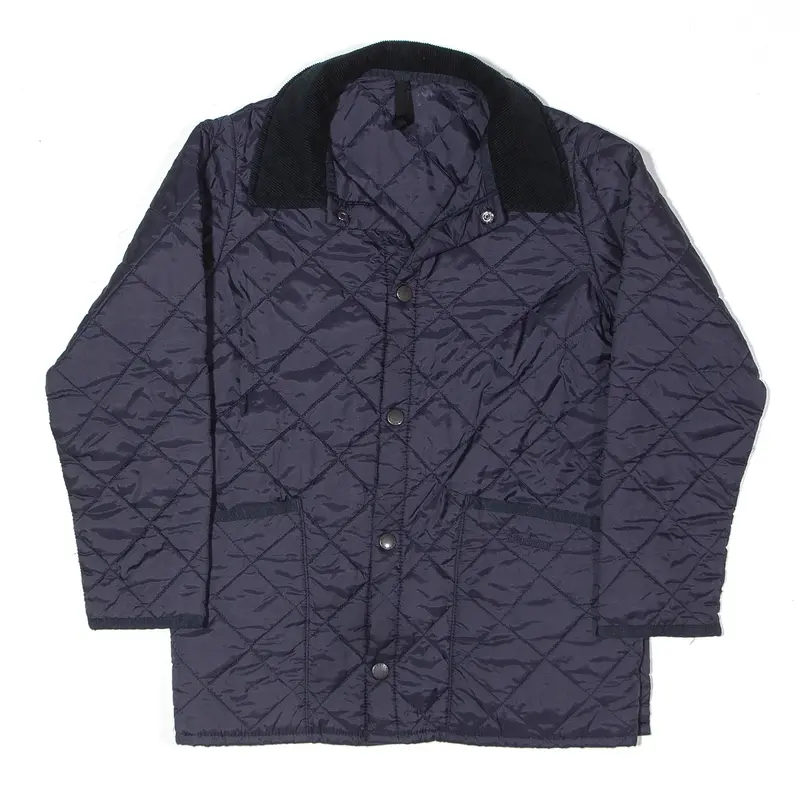 BARBOUR Liddesdale Quilted Jacket Blue Boys S