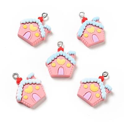 Christmas Opaque Resin Pendants