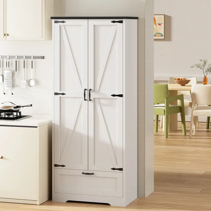 Walsunny Kitchen Pantry Cabinet, 65\