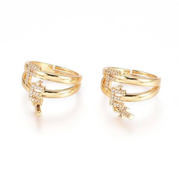 Adjustable Brass Finger Rings