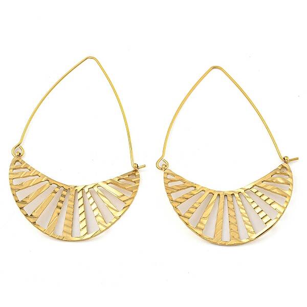Ion Plating(IP) 304 Stainless Steel Earrings for Women