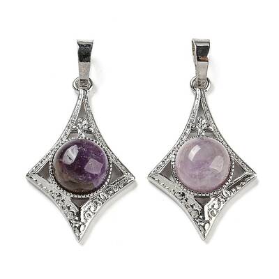 Natural Amethyst Pendants