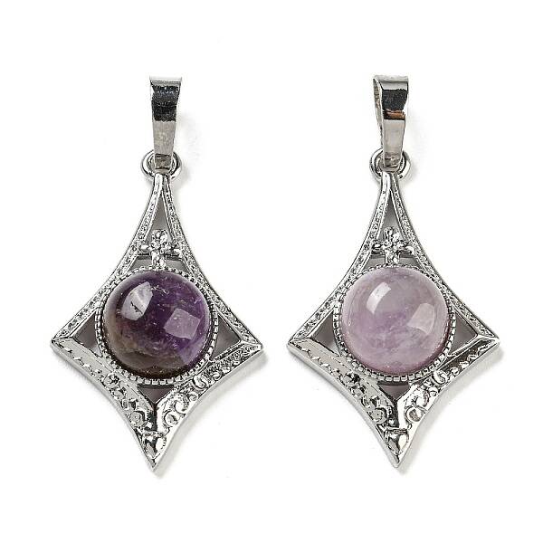 Natural Amethyst Pendants