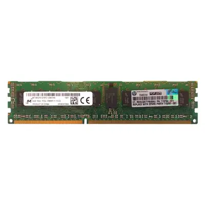 Micron MT18KSF51272PZ-1G6 | 4GB DDR3-1600MHz PC3-12800 ECC Registered RDIMM CL11 1Rx4 1.35V 240-Pin Memory Module