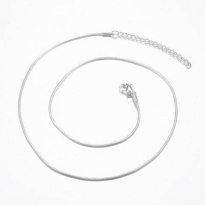 304 Stainless Steel Snake Chain Necklaces