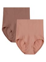 Women's Solid High Waist Shapewear Panty, Tummy Control Butt Lift High Stretch Seamless Shaper, Minimalist Ladies Shapewear B...