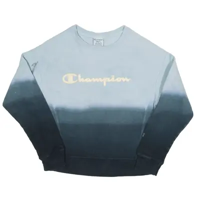 CHAMPION Reverse Weave Sweatshirt Blue Girls S