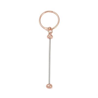 Iron Bar Beadable Keychain Clasps