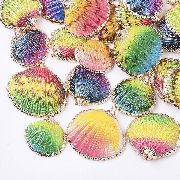 Electroplate Shell Pendants