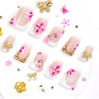 (Live Only) Lovful Trending Collection Handmade Acrylic Press On Nails | 10PCS Reusable, Salon Quality