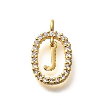 Brass Micro Pave Cubic Zirconia Pendants