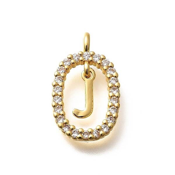 Brass Micro Pave Cubic Zirconia Pendants