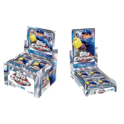 Topps 2025 Chrome Jumbo & Hobby PYT Baseball Break 2 Boxes 7/29 #2 - Includes 3 Chrome Autograph Cards per Box