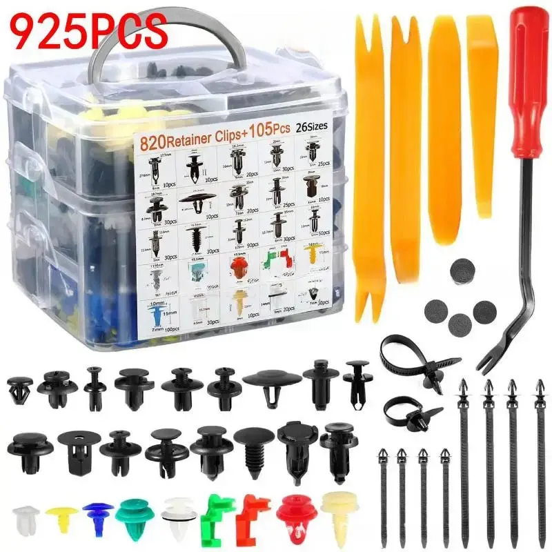 Car Body Universal Fastener, Universal Car Body Fastener (925 Counts/set), Automotive & Motorcycle Accessories, Car Accessor...