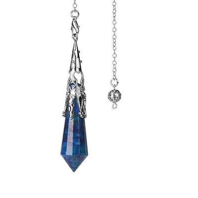 Natural Lapis Lazuli Dowsing Pendulum Big Pendants