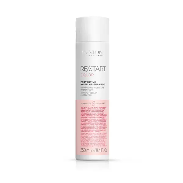 Revlon Professional Shampoo Micellare Per Capelli Colorati Restart Color (Shampoo Micellare Protettivo) - Volume: 250 Ml