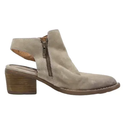 BORN Kitten Heels Grey Suede Womens UK 4