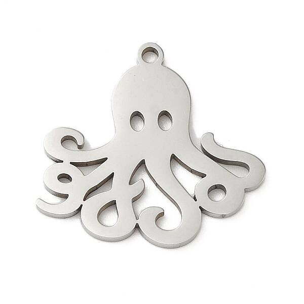 Non-Tarnish 5Pcs 201 Stainless Steel Pendants