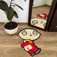 Cartoon Pattern Floor Mat, 1 Count Cute Soft Floor Rug, Non-slip Washable Floor Carpet, Decorative Mat for Home Living Room B...