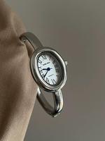 Women's Elegant Oval Shaped Quartz Watch, Exquisite Trendy Wristwatch, Fashionable Watch for Women As Gift