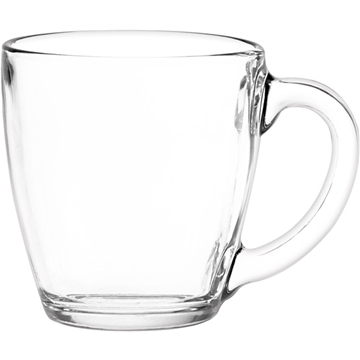 72 Custom 16 oz Glass Bistro Coffee Mug