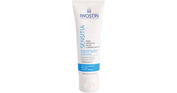 Iwostin Sensitia nourishing night cream with vitamins C and E for sensitive and allergic skin 50 ml