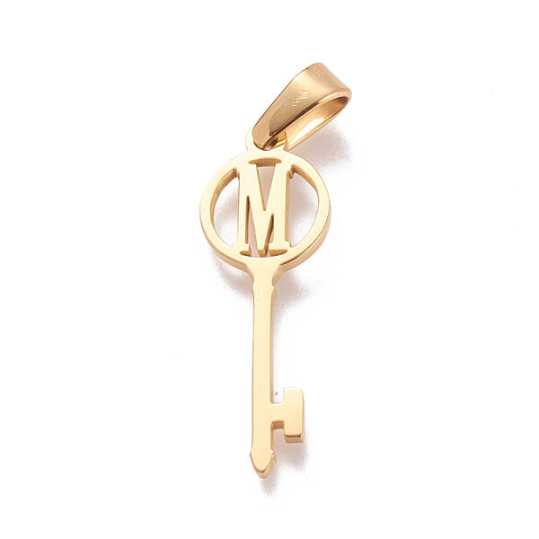 304 Stainless Steel Initial Pendants