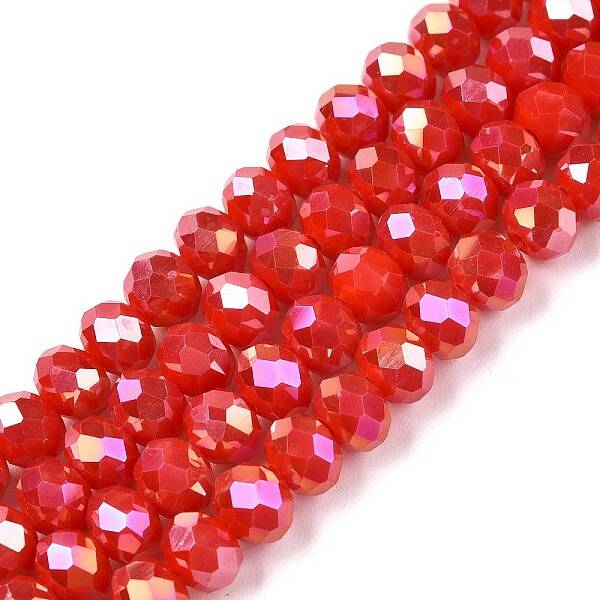Electroplate Glass Beads Strands