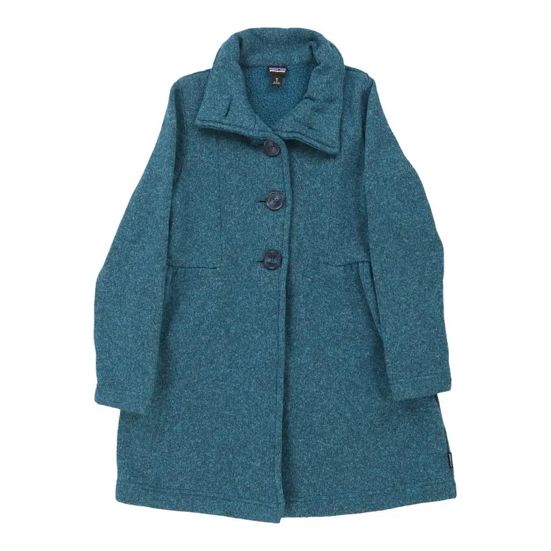 Age 10 Patagonia Jacket - Medium Blue Polyester
