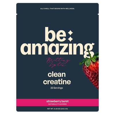 Be Amazing x Brittany Lupton Clean Creatine Monohydrate  Easy to Mix  Increase Strength  Build Muscle  For Men and Women