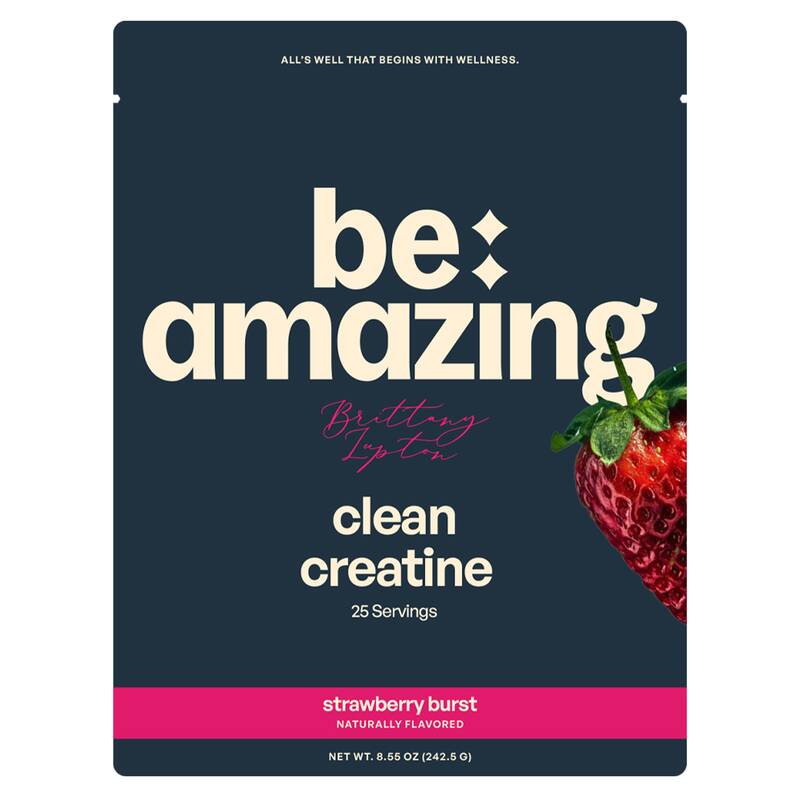 Be Amazing x Brittany Lupton Clean Creatine Monohydrate Easy to Mix Increase Strength Build Muscle For Men and Women