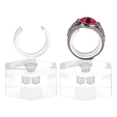 Transparent Acrylic Ring Display Rack