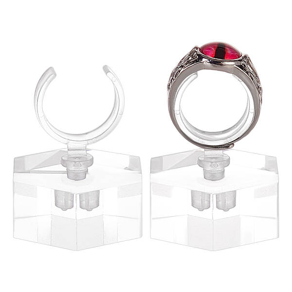 Transparent Acrylic Ring Display Rack