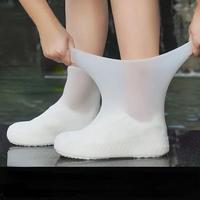 5 Pack Waterproof Shoe Covers, Unisex Shoe Covers, Reusable Non-slip Rain Boot Overshoes, Walking Shoe Accessories Leather