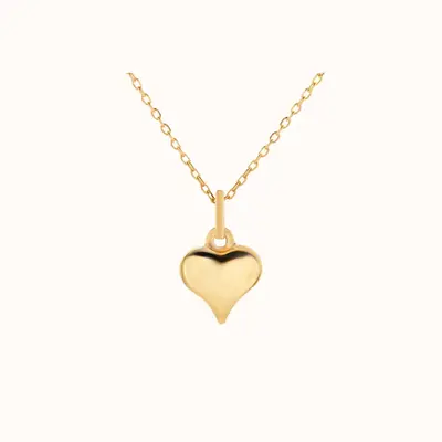Tiny Puffy Heart Pendant