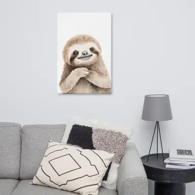Gentle Moments - Adorable Sloth Art