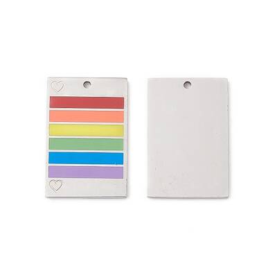 304 Stainless Steel Enamel Pendants