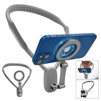 Magnetic Neck Mount for Phones - Hands-Free POV/Vlog Holder, Chest Strap for iPhone 16 15 14 13, Android, Action Cameras, and...