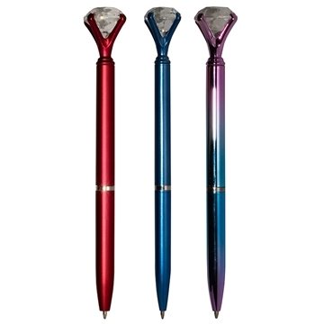 150 Custom Diamond Twist Pen - Metallic