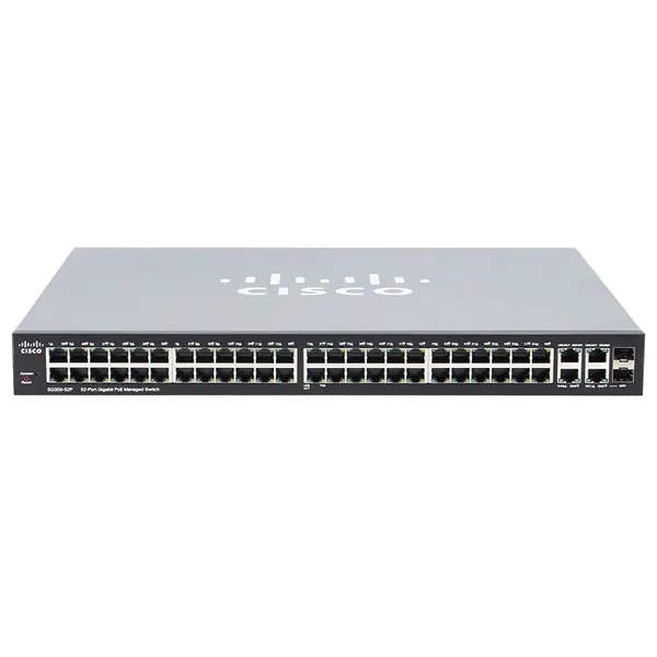 SG300-52P-K9-AR Cisco SG300-52P 50x Port 48x PoE+ 2x Combo SFP Switch