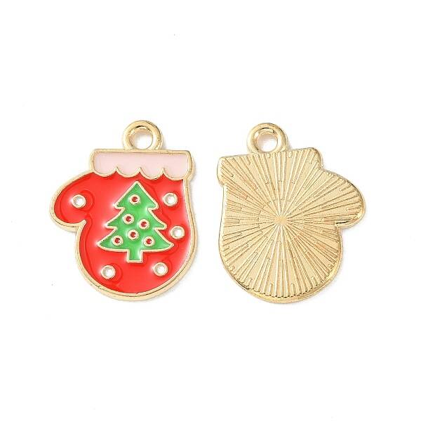 Christmas Alloy Enamel Pendants