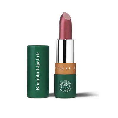 Phb ethical beauty Bio Rosehip Satin Sheen Lipstick, Plum (10g)