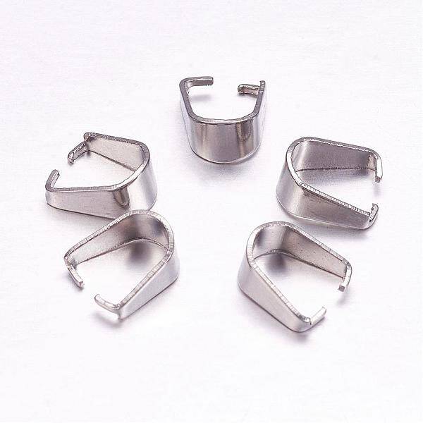 Tarnish Resistant 304 Stainless Steel Snap on Bails