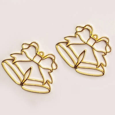 Zinc Alloy Open Back Bezel Pendants